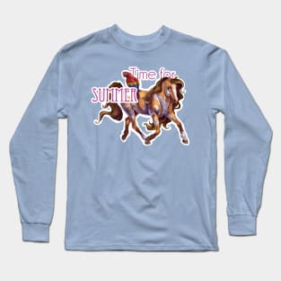 Time for Summer Horse Long Sleeve T-Shirt
